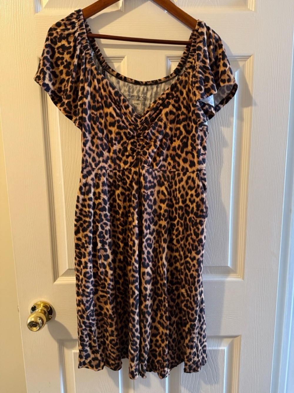 Torrid Leopard Print Fit and Flare Dress Size 0